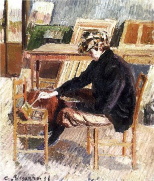 カミーユ・ピサロ Painting - ポール研究 1898年 カミーユ・ピサロ